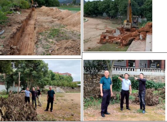 樂峰中學塑膠跑道建設動工了